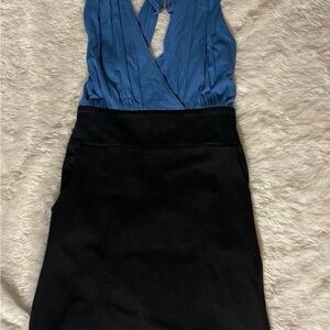 LaRok Blue and Black Dress